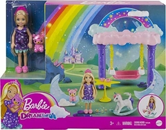 GTF50 BARBIE DREAMTOPIA CHELSEA PRINCESA COM UNICORNIO