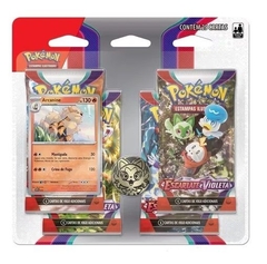 Pokémon Blister Quádruplo Arcanine Escarlate e Violeta 25 Cartas - Copag