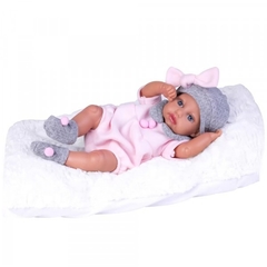 Boneca Reborn Boutique Dolls Reborn Com Macacao Rosa