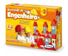 Brinquedo para Montar Brincando de ENGENHEIRO3 73PCS