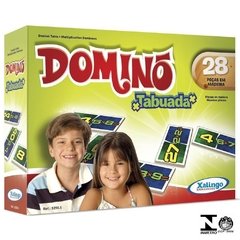 Jogo De Dominó Tabuada 28 Peças - Xalingo