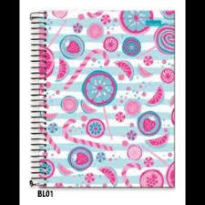 Caderno Espiral Bliss de 10 matérias