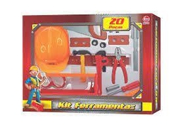 Kit De Ferramentas De Brinquedo - Kit Com 20 Peças - Lider