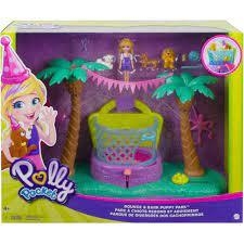 Conjunto Polly Pocket - Parque de Diversões dos Cachorrinhos - Mattel