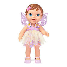 Boneca Babys Collection fada Cabelo Marrom - Super Toys - comprar online