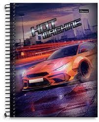 Caderno Espiral 1/4 Hot Machine 96 Folhas na internet