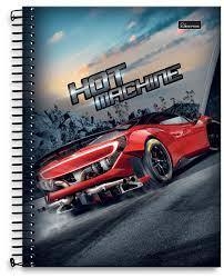 Caderno Espiral 1/4 Hot Machine 96 Folhas - loja online