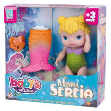 Boneca Minha Sereia Babys Colections C/ Acessórios - Super Toys