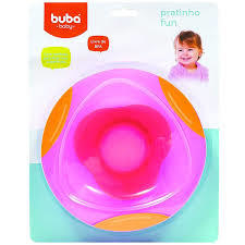 Pratinho Fun com Ventosa Rosa - Buba