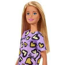 Boneca Barbie Fashion Loira Vestido Roxo - Mattel Ghw49 na internet