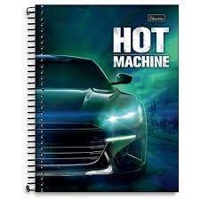 Imagem do Caderno Espiral 1/4 Hot Machine 96 Folhas