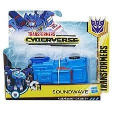 Boneco Tranformers Cyber Step Changer - Soundwave - Hasbro - E3522 na internet