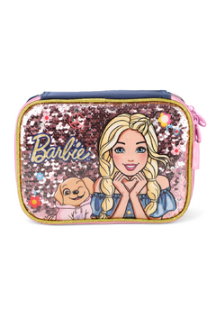 Estojo Box Barbie com Paetê - Luxcel