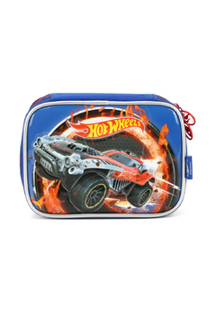 Estojo Box Hot Wheels Laranja - Luxcel