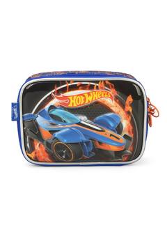 Estojo Box Hot Wheels Laranja - Luxcel - DecorToys Presentes & Brinquedos