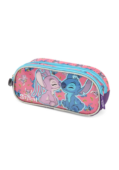 Estojo Duplo Stitch e Angel Roxo - Luxcel - comprar online