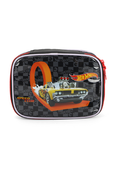 Estojo Box Hot Wheels Speed Club Preto - Luxcel