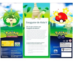 Box Pokémon Go Exeggutor De Alola V 38 Cartas Copag em Promoção na  Americanas