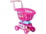 Carrinho de Supermercado de Brinquedo - Barbie Chef Compras Rosa e Azul Cotiplás