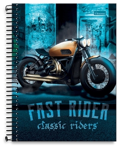 Caderno Espiral Fast Rider 96 folhas - comprar online