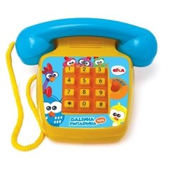 Telefone Sonoro Galinha Pintadinha Mini - Elka na internet