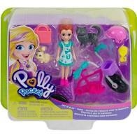 Polly Pocket Lila Com Bicicleta Aventura Com Bichinho Gfr03