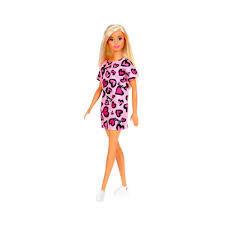 Barbie Fashion Mattel Loira Vestido Rosa T7439/GHW45