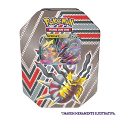 Lata Pokémon Potencial Oculto Giratina V 25 Cartas - Copag