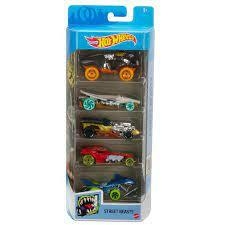 Hot Wheels Pacote com 5 carrinhos Street Beasts GTN49- Mattel