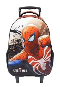 Mochila com Rodinhas 18 Spider Man 3D SE 10970 - Xeryus