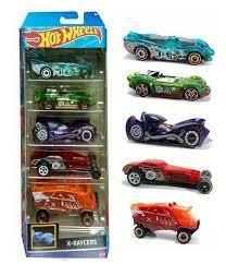 Hot Wheels Pacote com 5 carrinhos X-Raycers HFV81 - Mattel - comprar online