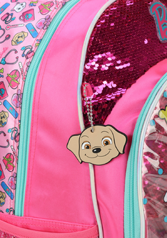 Mochila com Rodinhas Barbie Pet Paetê - Luxcel - loja online