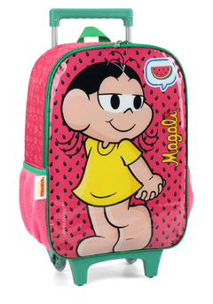 Mochila com Rodinhas Magali Turma da Mônica - Luxcel