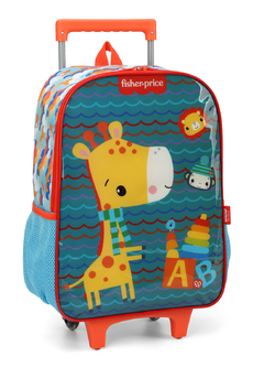 Mochila com Rodinhas Amiguinhos da Floresta Fisher-Price - Luxcel