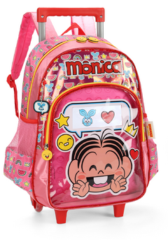 Mochila com Rodinhas Turma da Mônica - Luxcel