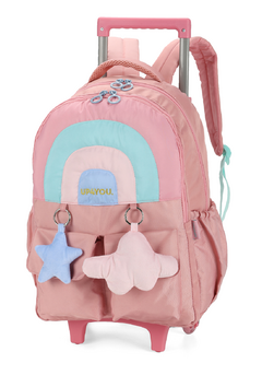 Mochila com Rodinhas Arco-Íris Up4You - Luxcel - comprar online