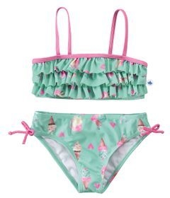 Biquini Infantil Verão Verde Ice Cream Malwee -