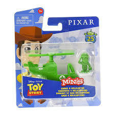 Mini Figura e Veiculo TOY STORY 4 Sarge e Helicoptero