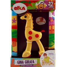 BRINQUEDO PARA BEBE GINA GIRAFA C/FRICCAO- ELKA