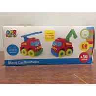 Brinquedo De Montar Carro Block Car Bombeiros Bell Toy - comprar online