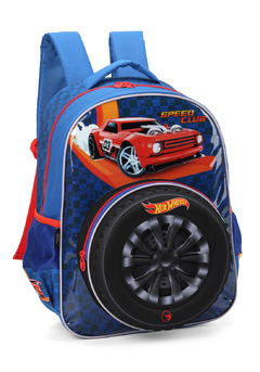 Mochila Escolar Hot Wheels - Luxcel