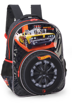 Mochila Escolar Hot Wheels - Luxcel