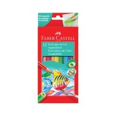 Lápis Faber-Castell 12 Cores Aquarelável