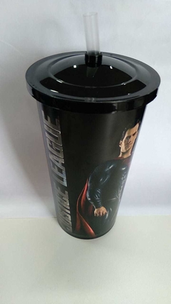 Copo com canudo Batman 600 ml