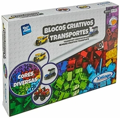 Blocos Criativos Meios de Transporte - 300 Peças