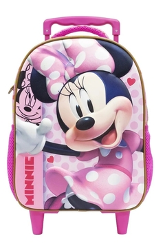 Mochila com Rodinhas 14 Minnie 3D Y 10571 - Xeryus