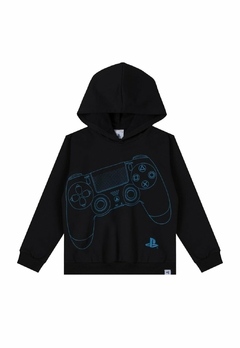 Blusão Moletom Playstation® Preto - Malwee Kids