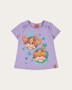 Blusa Patrulha Canina Skye Roxa - Malwee Kids