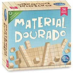 MATERIAL DOURADO COM 74 PEÇAS - MADEIRA - comprar online