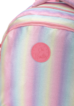 Mochila com Rodinhas Barbie Rosa Glow Arco-Íris - Luxcel - DecorToys Presentes & Brinquedos